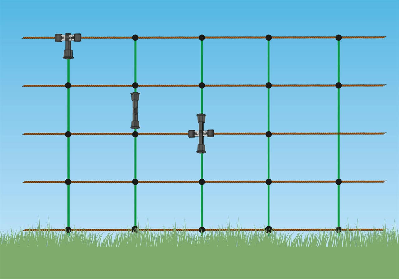 Litzclip Kit di riparazione per rinforzi verticali