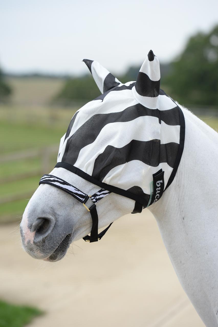 Bucas Buzz-Off Zebra Fliegenmaske