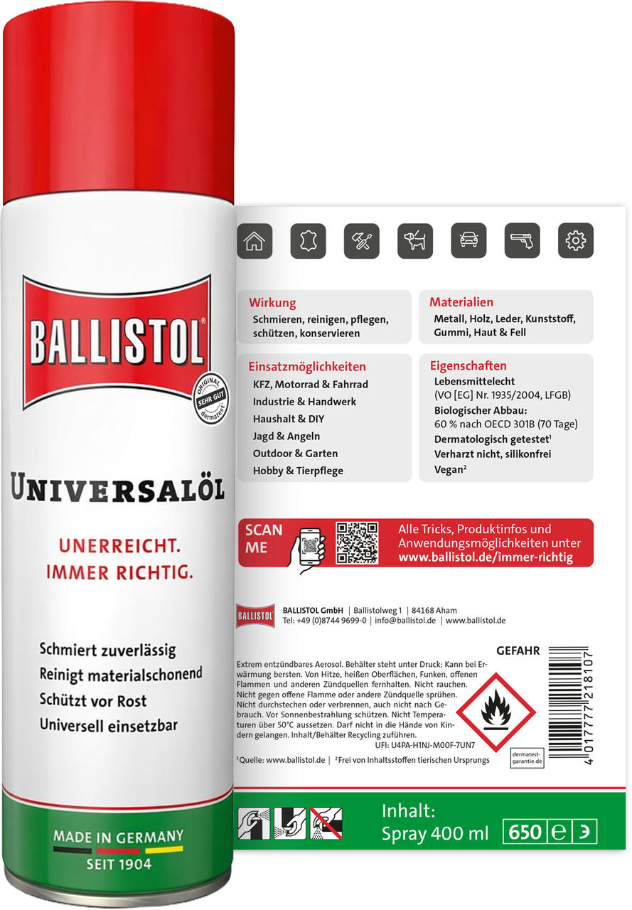 Ballistol Universalöl Spray 400 ml
