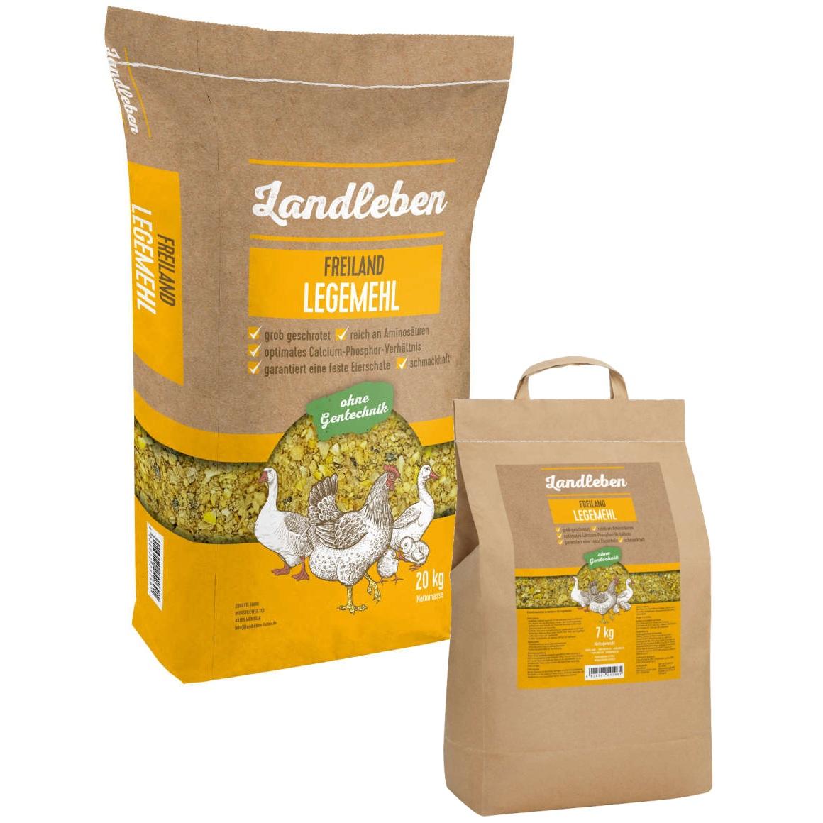 Landleben Freiland Legemehl Landleben Freiland Legemehl
