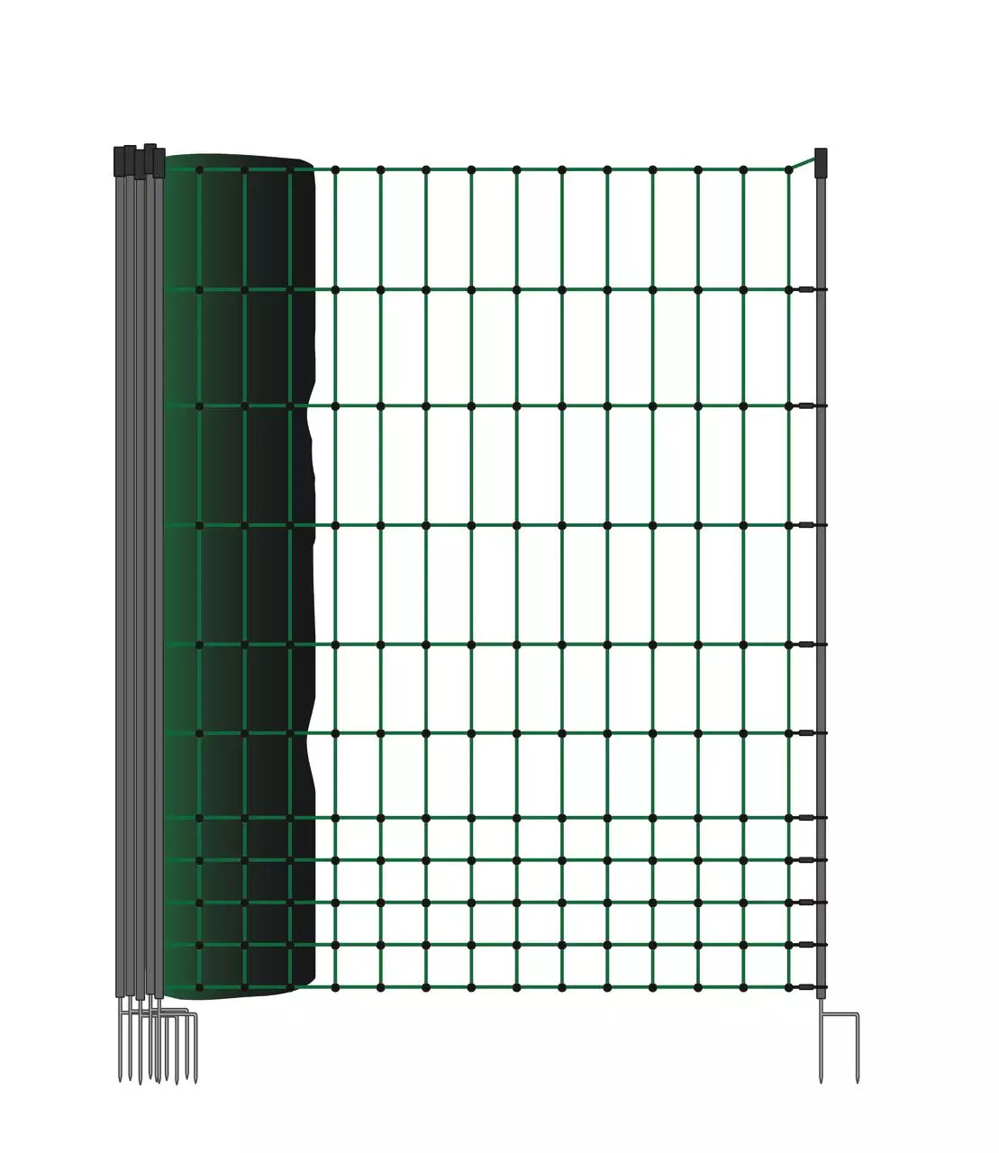 Kerbl PoultryNet Hühnerzaun 106cm, 25m lang