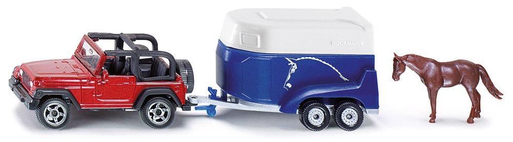 SIKU Super Jeep con rimorchio per cavalli SIKU Super Jeep con rimorchio per cavalli
