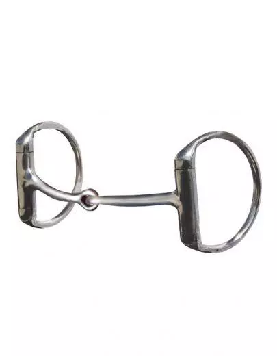 Offset D-Ring Premium Snaffle Bit Offset D-Ring Premium Snaffle Bit