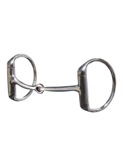 Offset D-Ring Premium Snaffle Bit Offset D-Ring Premium Snaffle Bit