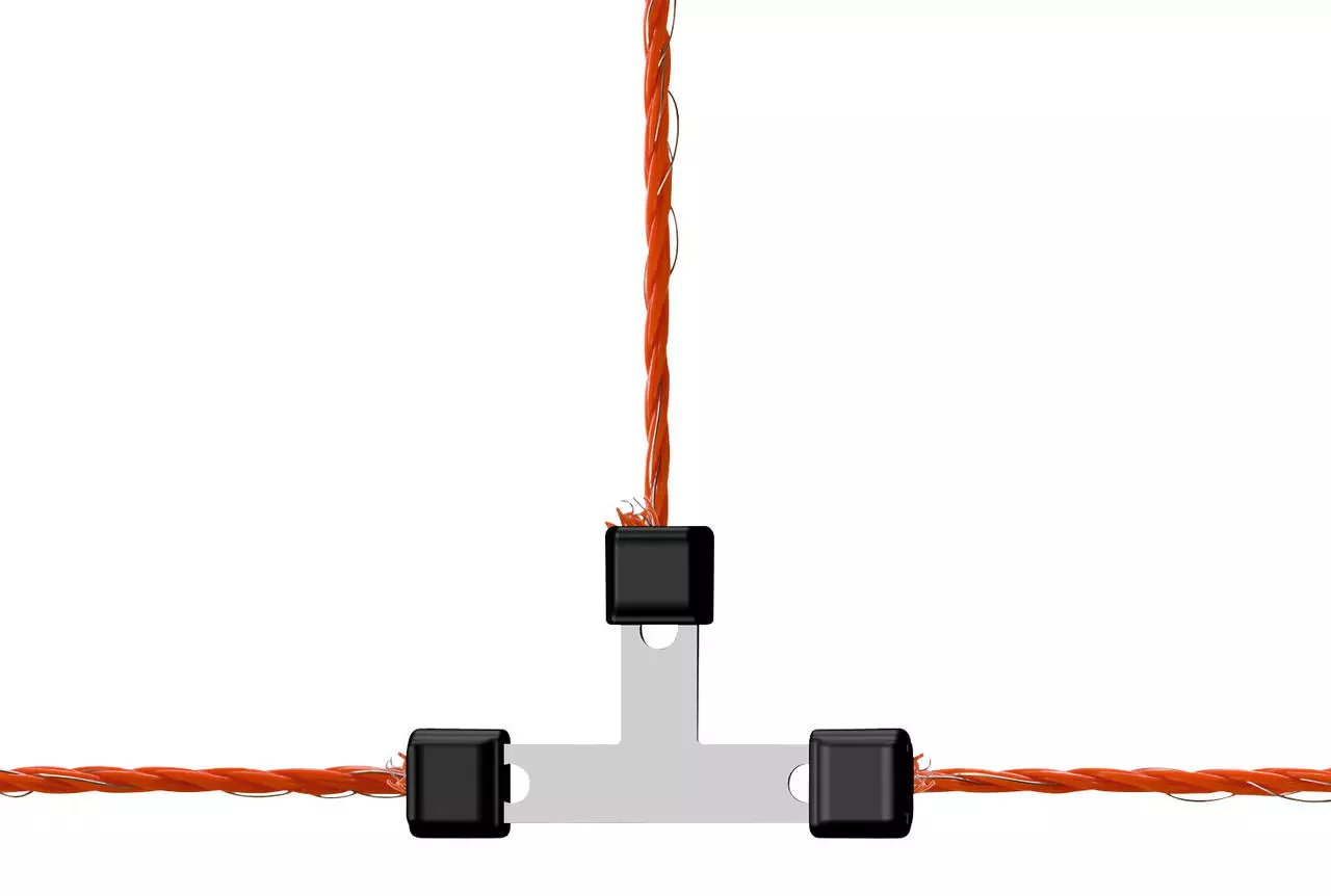 Litzclip Litzen-T-Verbinder 3 mm, 5 Stück