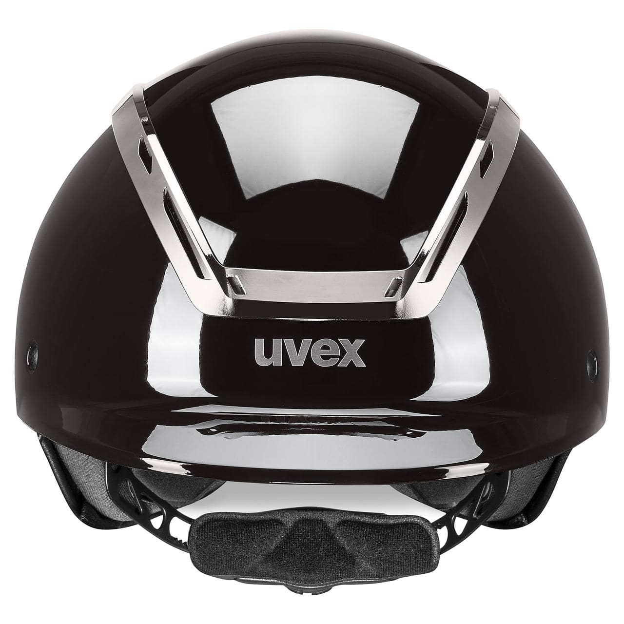 uvex Reithelm exxeed shiny chrome