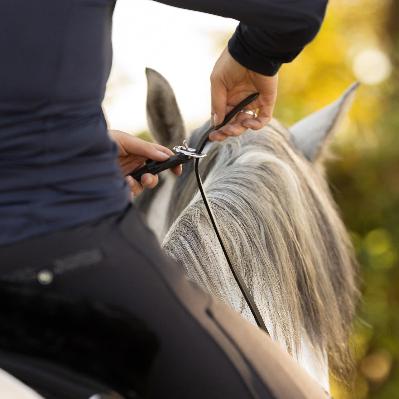 QHP Leder Halsring Liberta