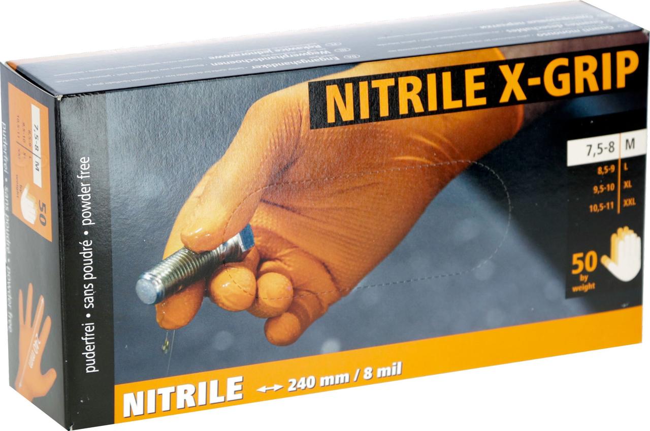 Kerbl Guanto monouso in nitrile X-Grip