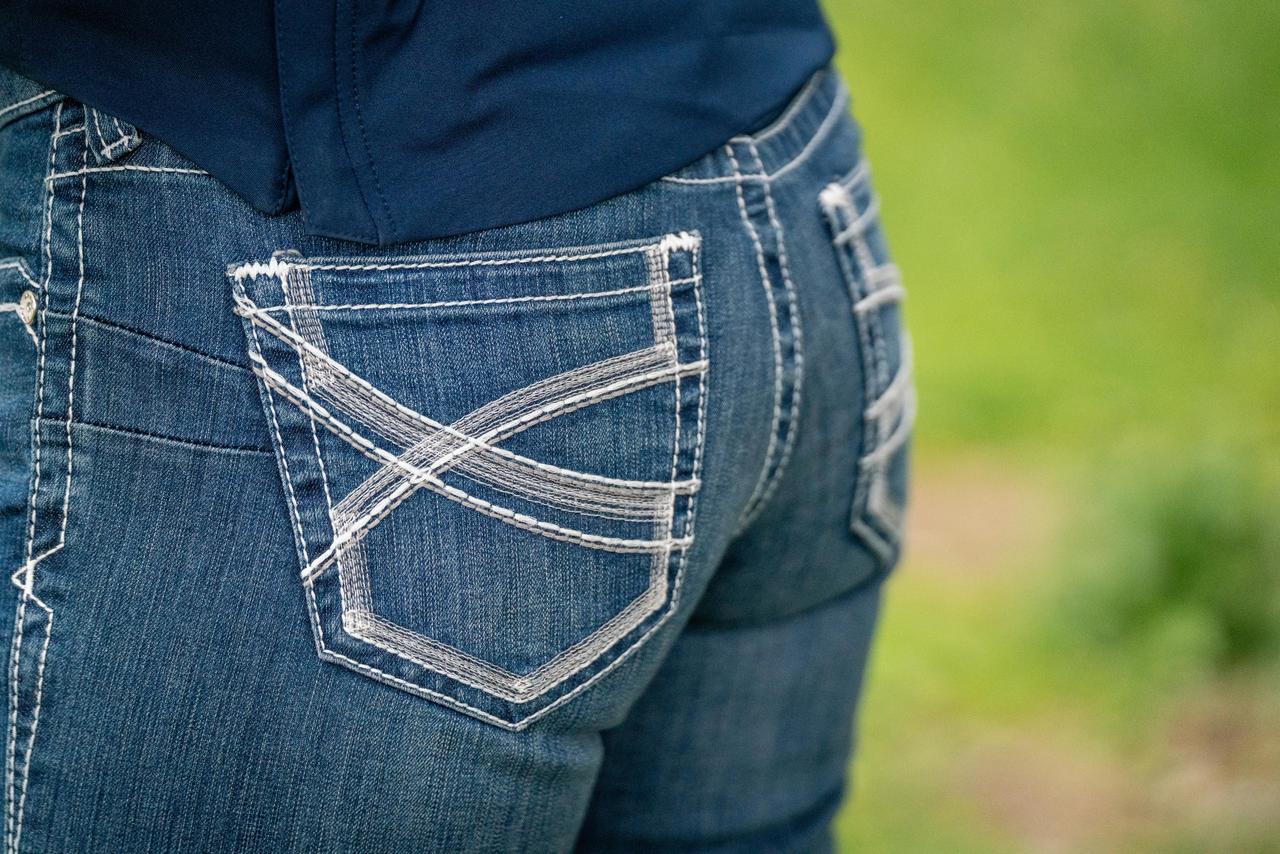 ARIAT R.E.A.L. Edera elasticizzata a vita media, con chiusura a chiave
