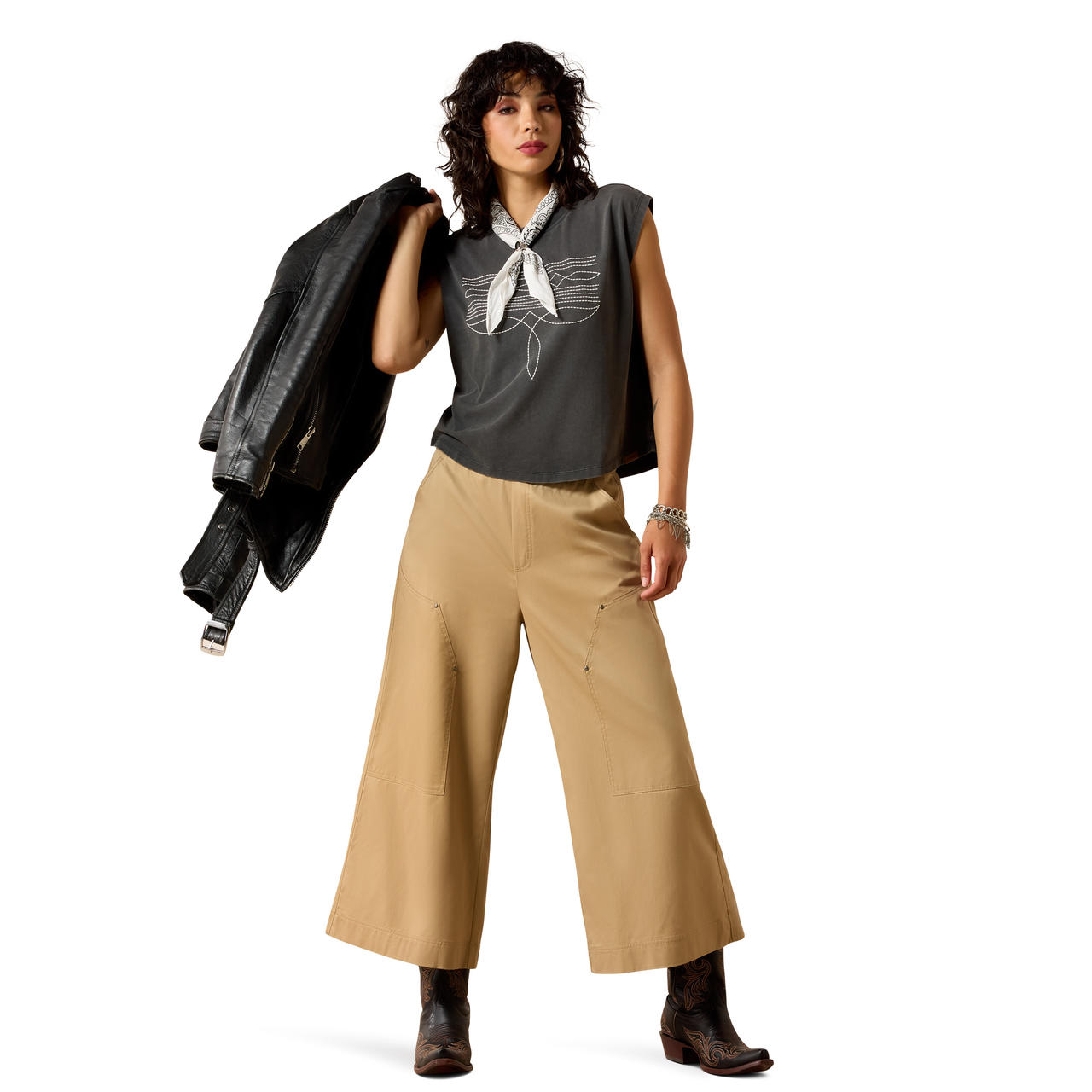 ARIAT Dallas Cropped T-Shirt