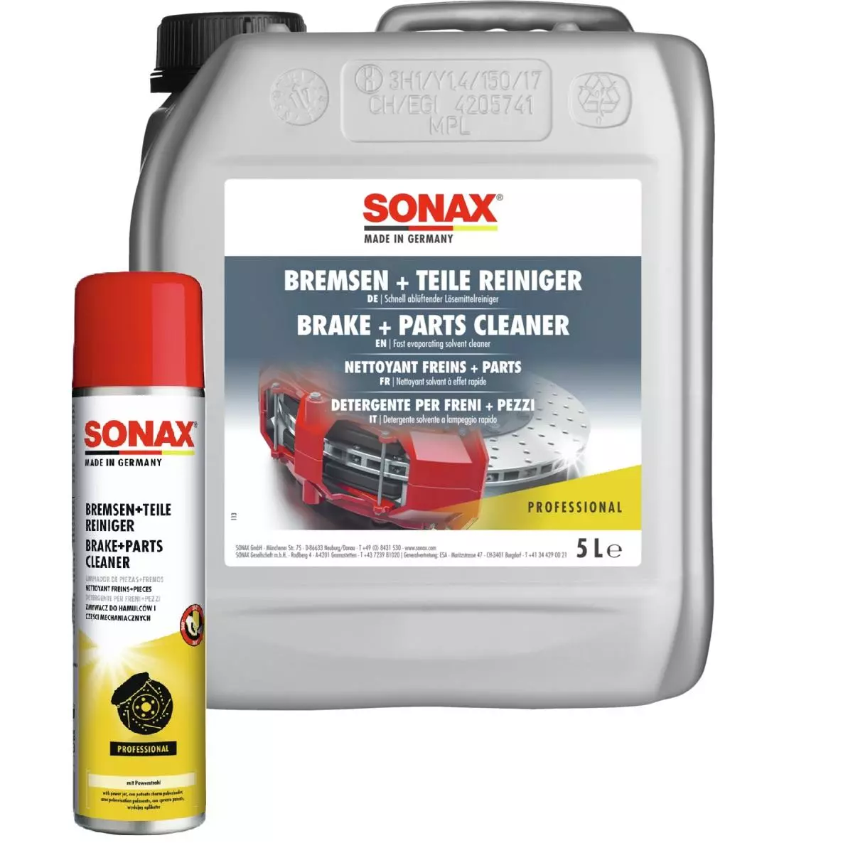 Sonax Bremsen- u. Teilereiniger 400 u. 5000 ml