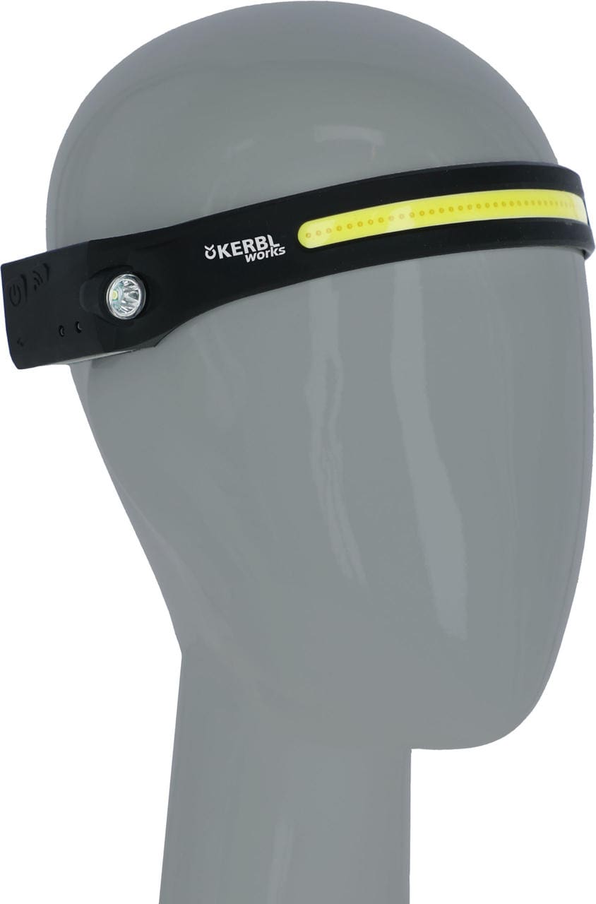 Kerbl Torcia frontale a LED Sensore HeadFire 280