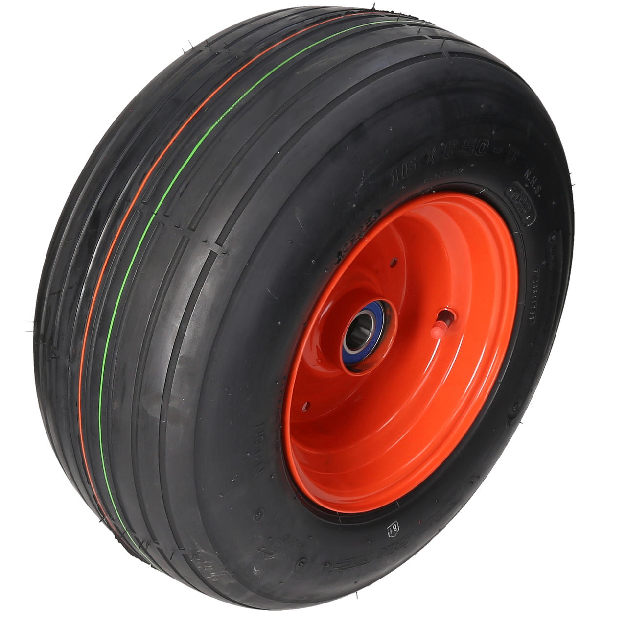 Laufrad komplett 16x6.50-8 6PR
