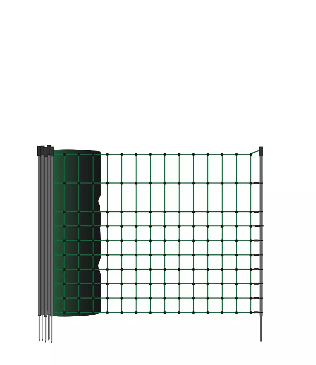 Kerbl Kaninchennetz 65 cm x 12 m Einzelspitze