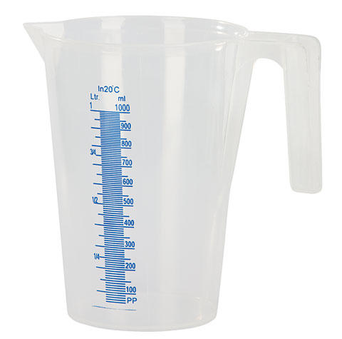 Messbecher mit Füllskala - versch. Größen 1 l