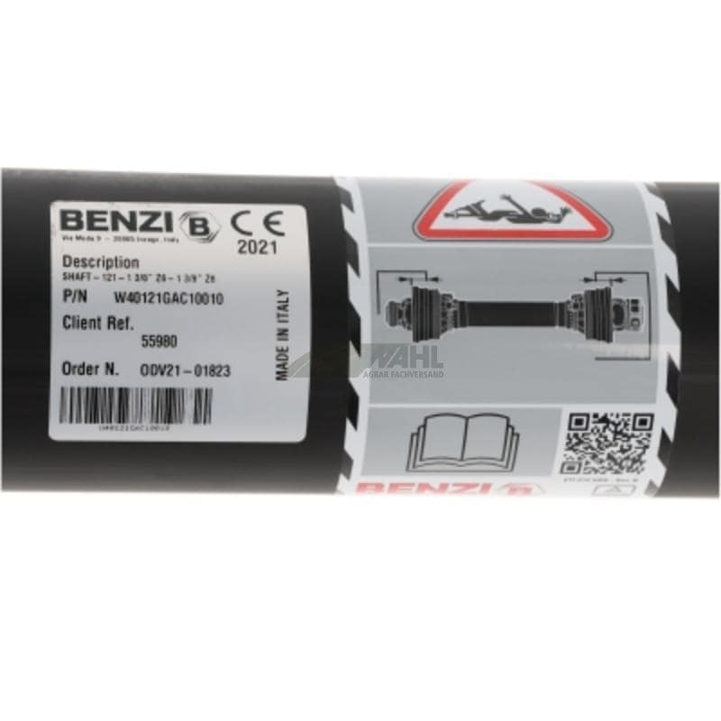 BENZI Weitwinkel Gelenkwelle CV4 80° einseitig
