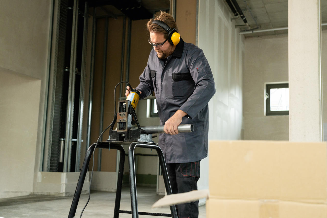Craftland Arbeitsmantel Tienen- Twill Kittel