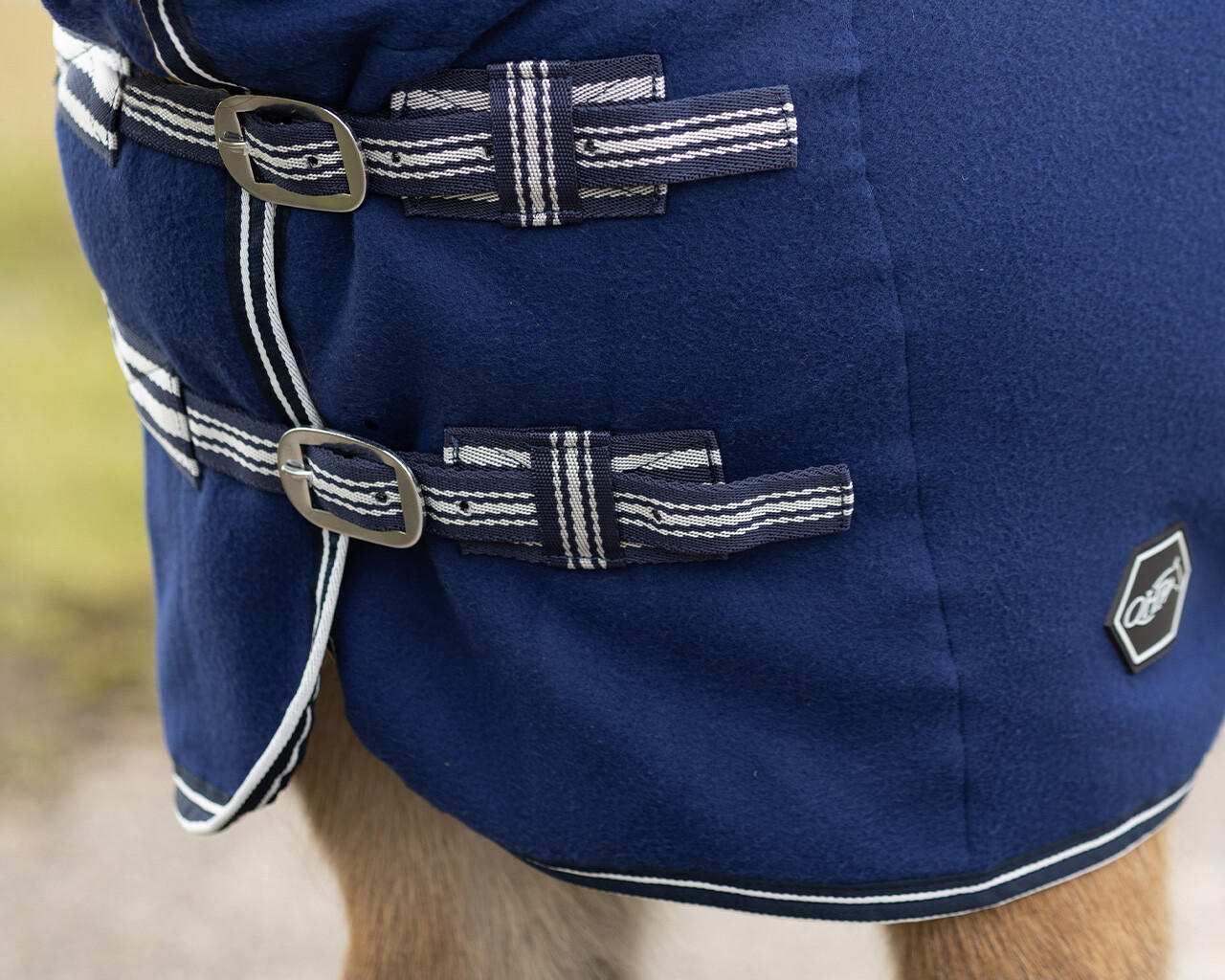 QHP Fleecedecke Shetty mit Halsteil