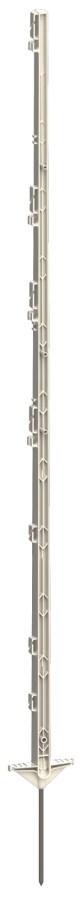 AKO Kunststoffpfahl 156cm, weiß - 5 ST