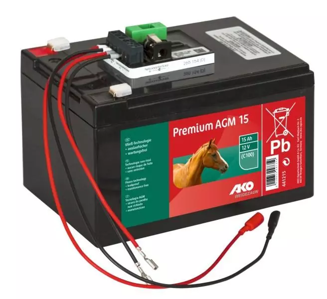 AKO Premium AGM 15 Ah Komplettset 12V AKO Premium AGM 15 Ah Komplettset 12V