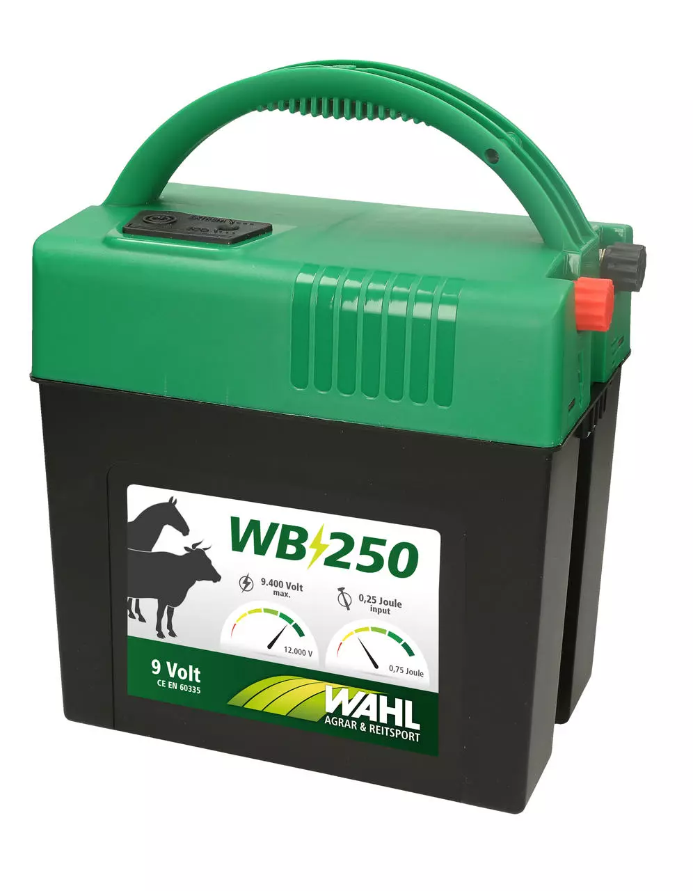 WAHL-FENCE WB 250 - 9 V-Batterie Weidezaungerät WAHL-FENCE WB 250 - 9 V-Batterie Weidezaungerät
