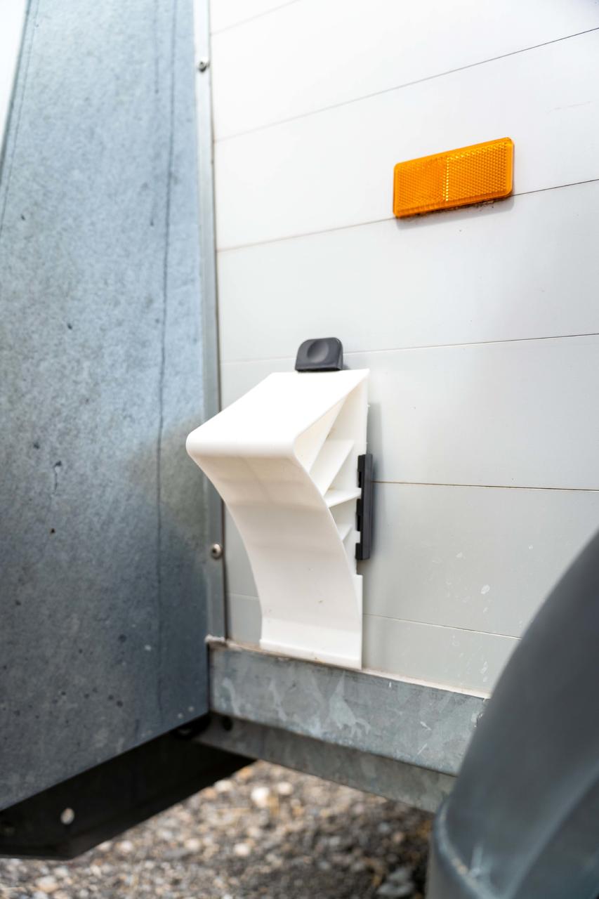 Frielitz Cale de roue en plastique blanc