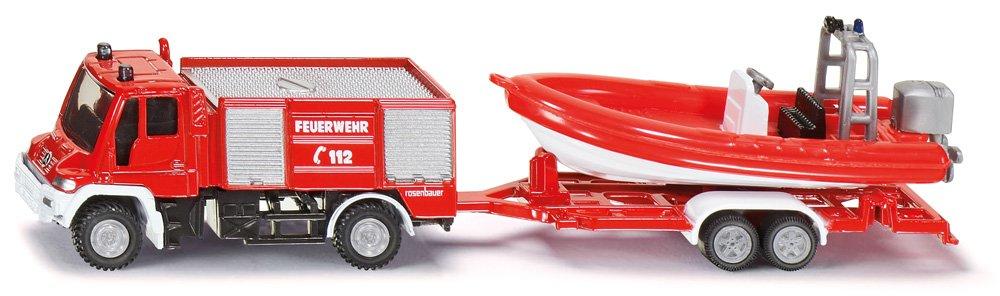 SIKU Super Unimog Feuerwehr mit Boot SIKU Super Unimog Feuerwehr mit Boot