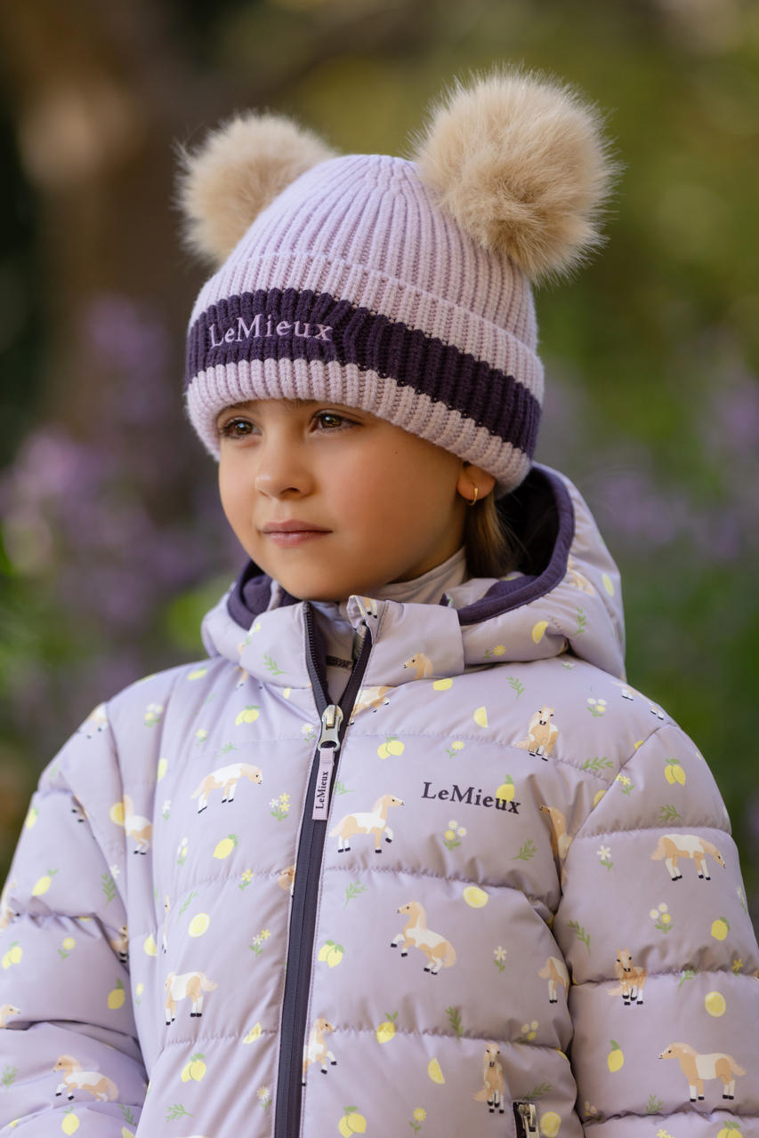 LeMieux Mini berretto con due pompon