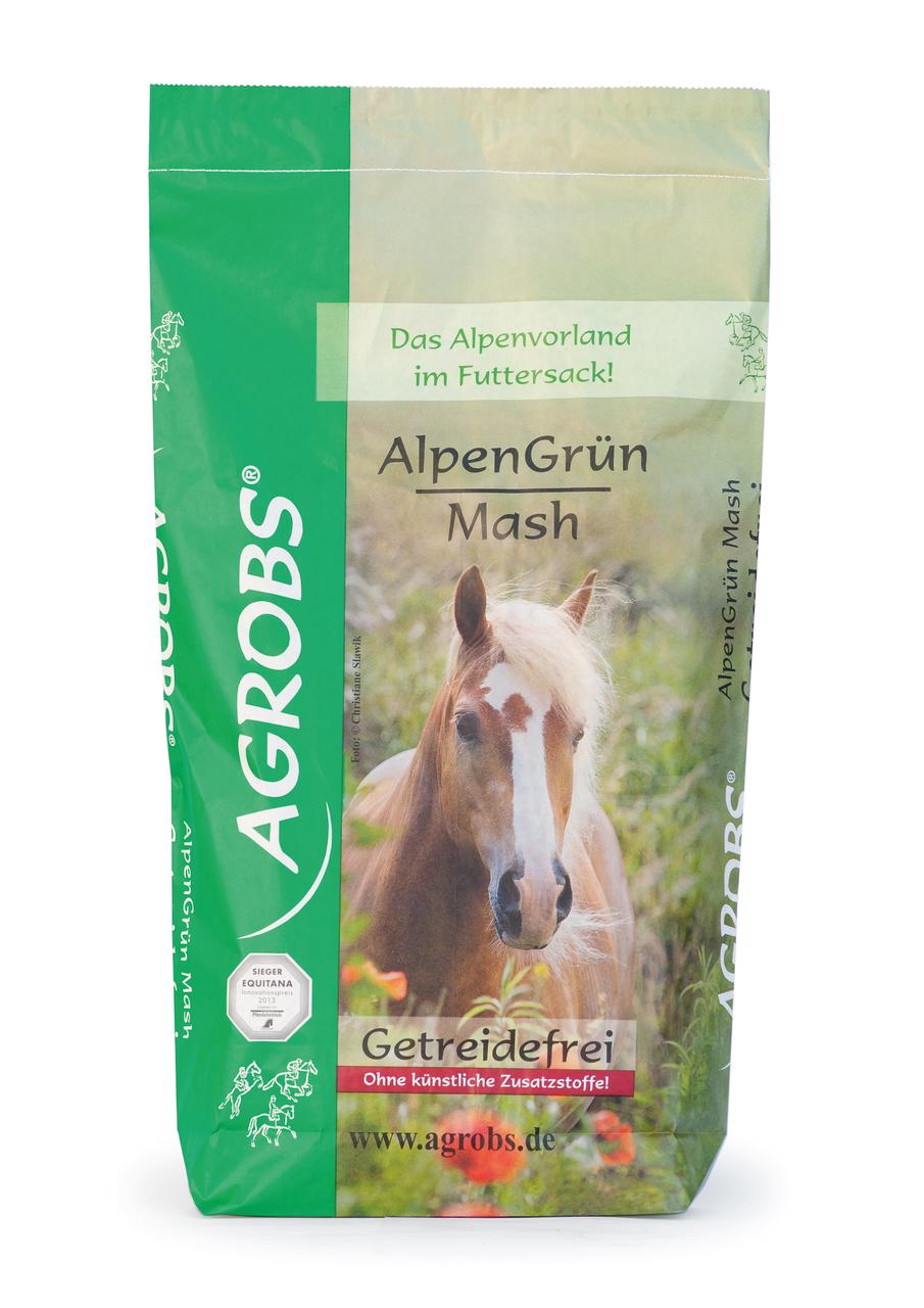 Agrobs Alpengrün Mash - Pferdefutter 15 kg
