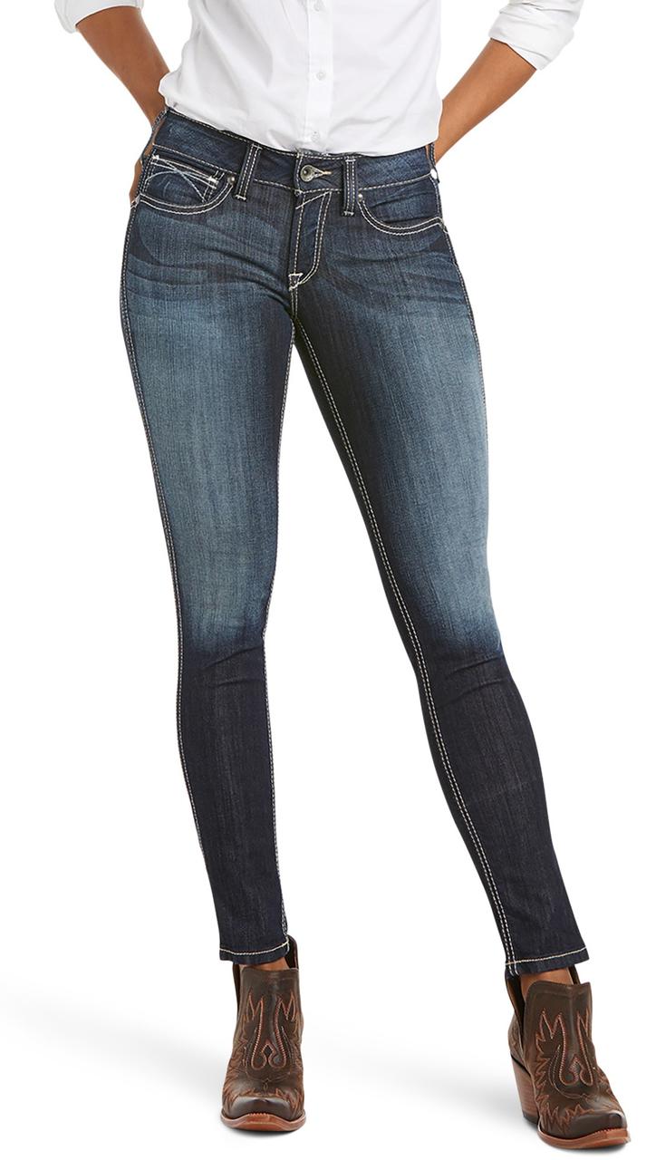ARIAT R.E.A.L. Mid Rise Stretch Outseam Ella