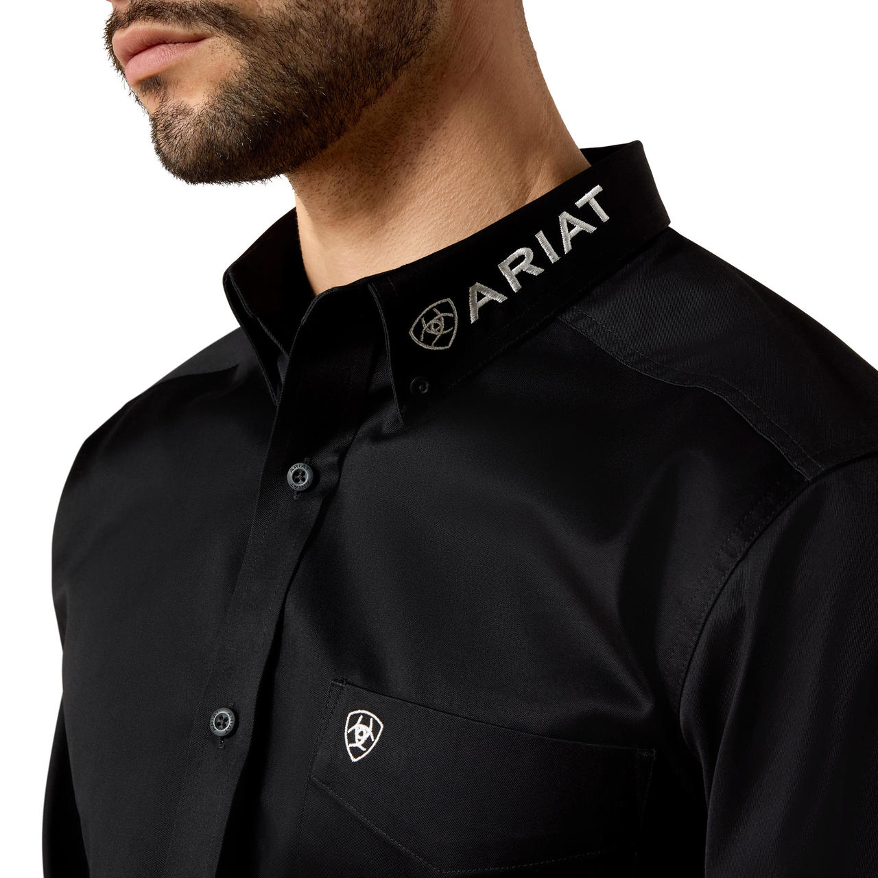 ARIAT Team Logo Twill Fitted Shirt