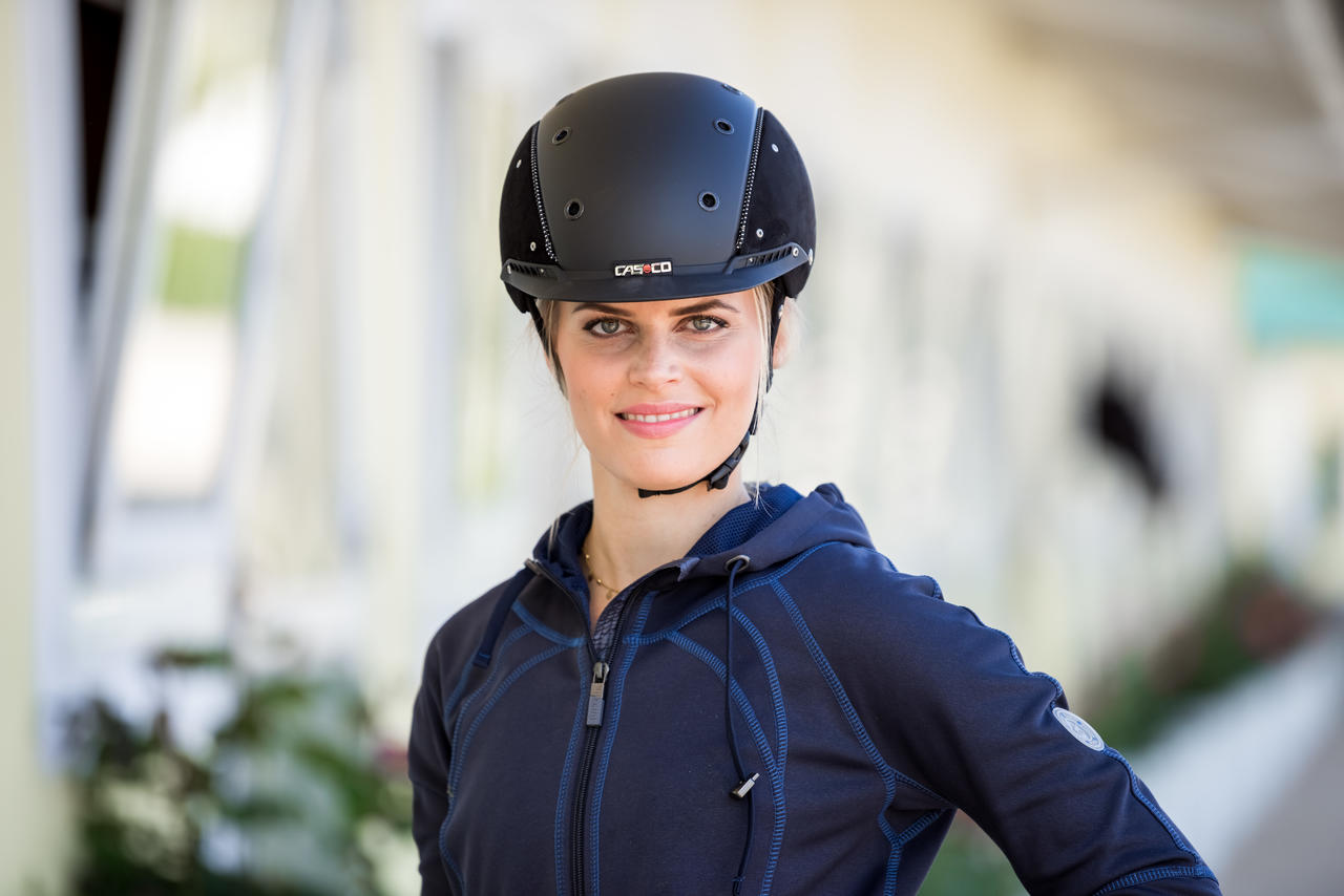 Casco da equitazione Champ-3 Nubuk