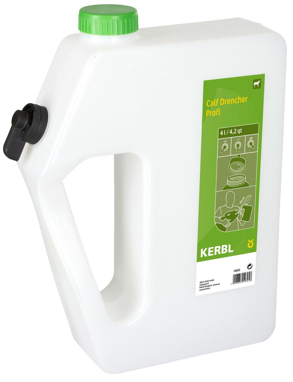 Kerbl Kälberdrencher Profi 4 l, flexible Sonde