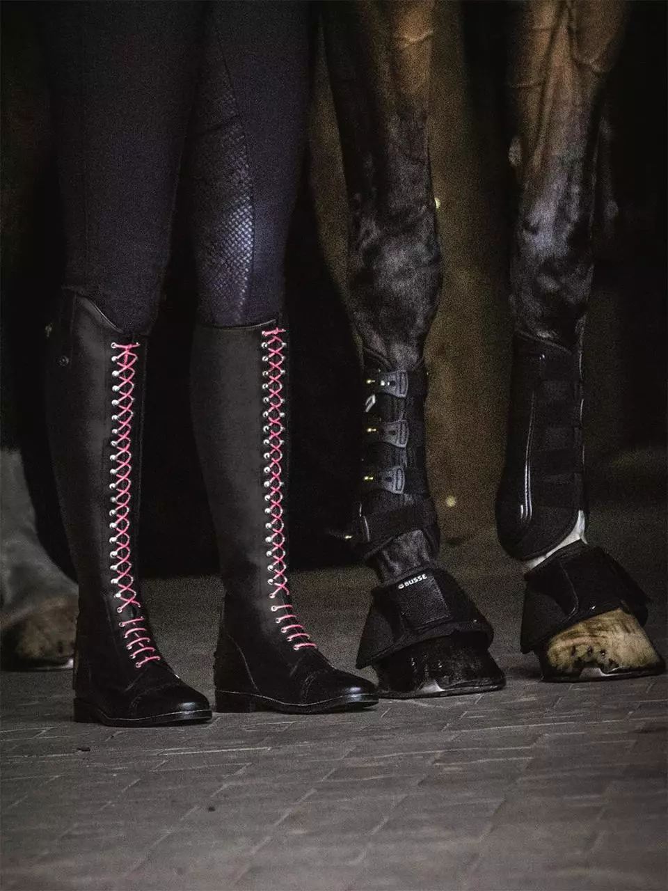 Busse Lederreitstiefel Laval - schwarz