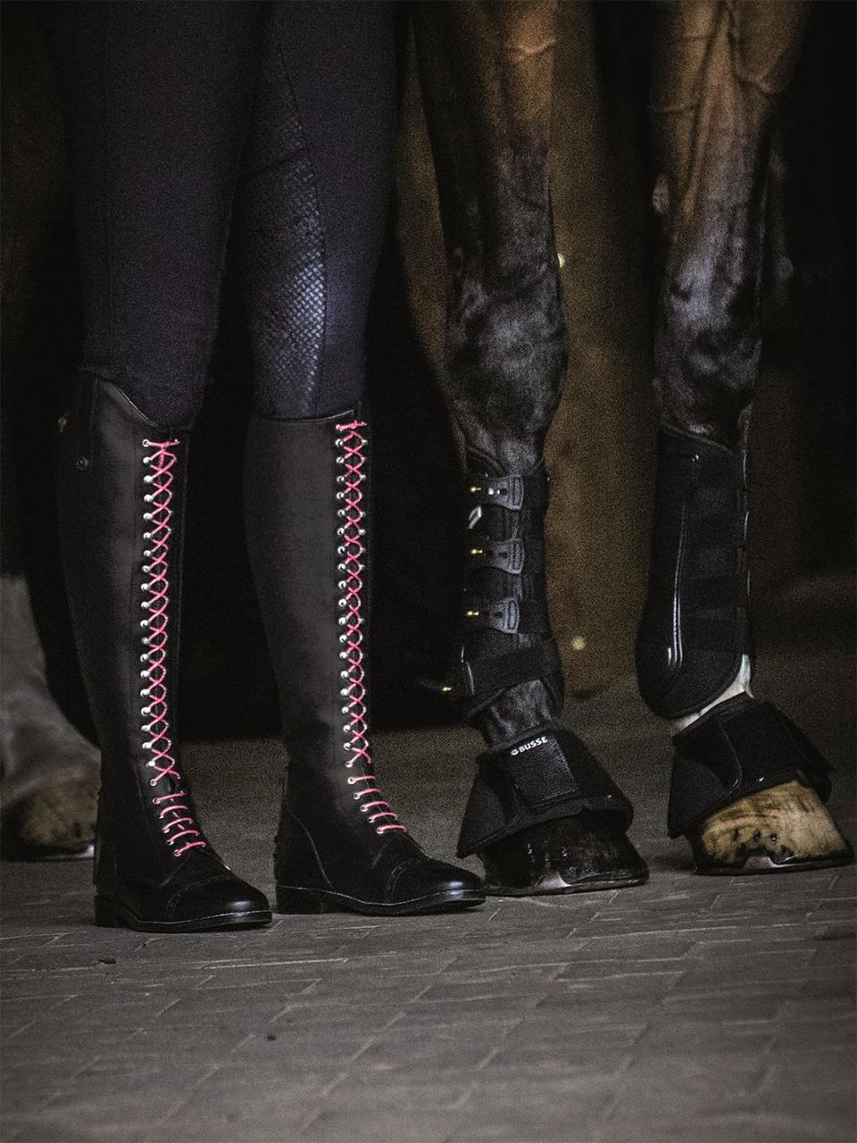 Busse Stivali da equitazione in pelle Laval - nero