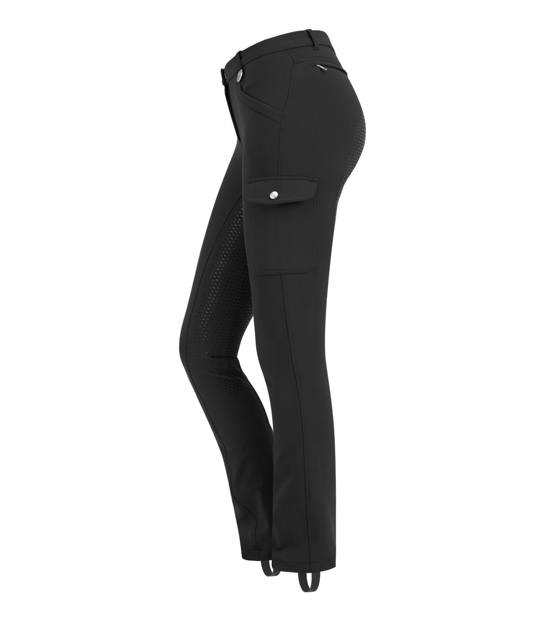 ELT Pantaloni da equitazione Micro Jodhpur Cargo Silicone