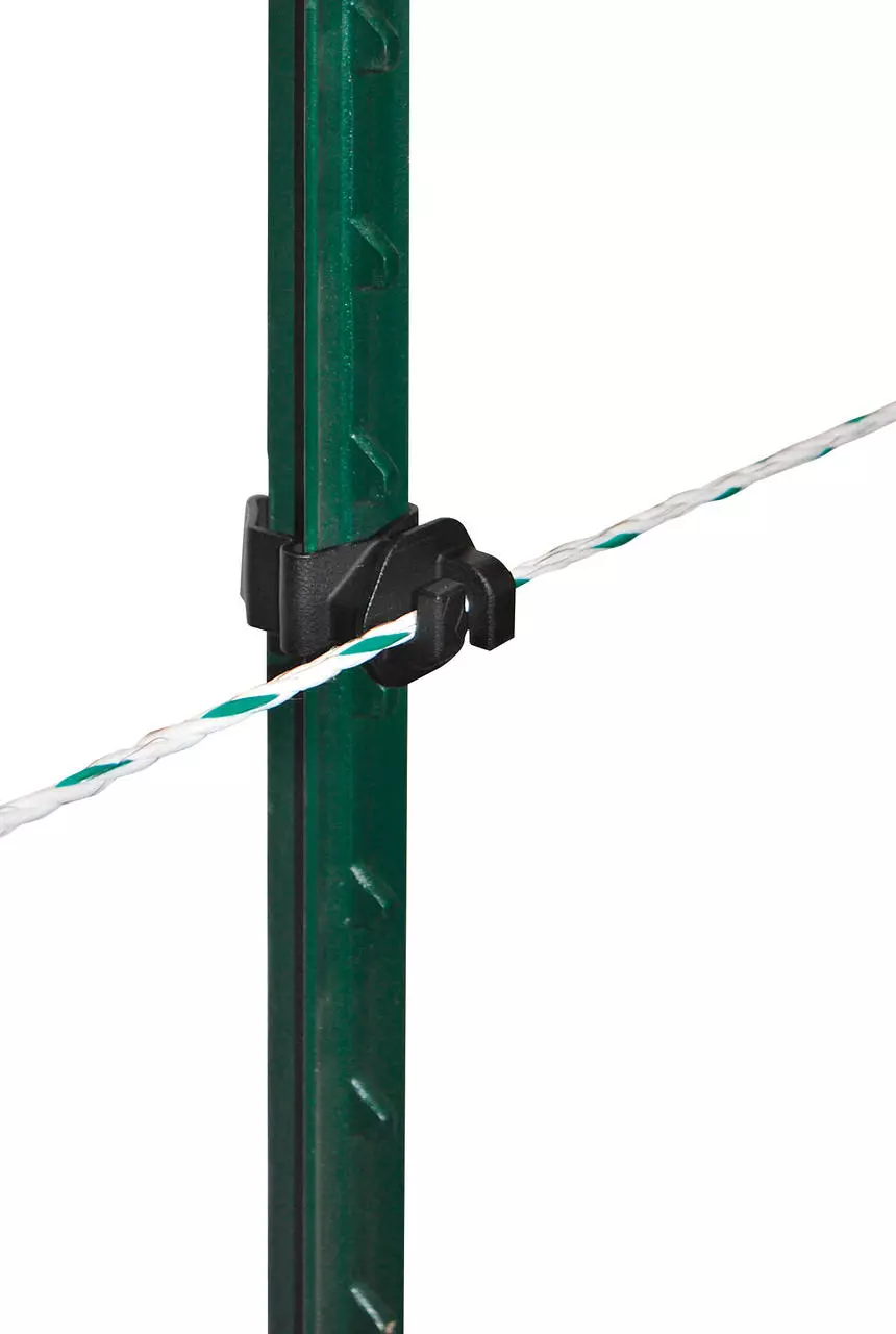 AKO T-Pfosten Seil-/Litzenisolator 25 Stück