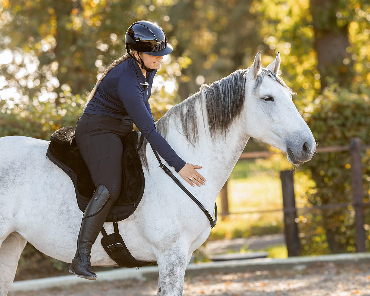 QHP Leder Halsring Liberta