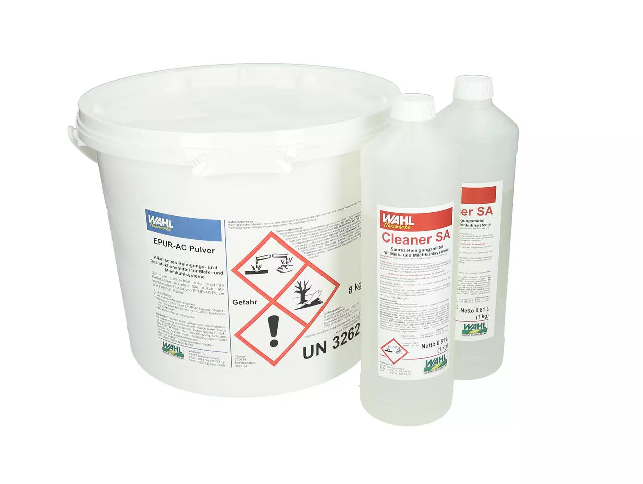 WAHL-Hausmarke DUO - Reinigungsmittel alkalisch & sauer