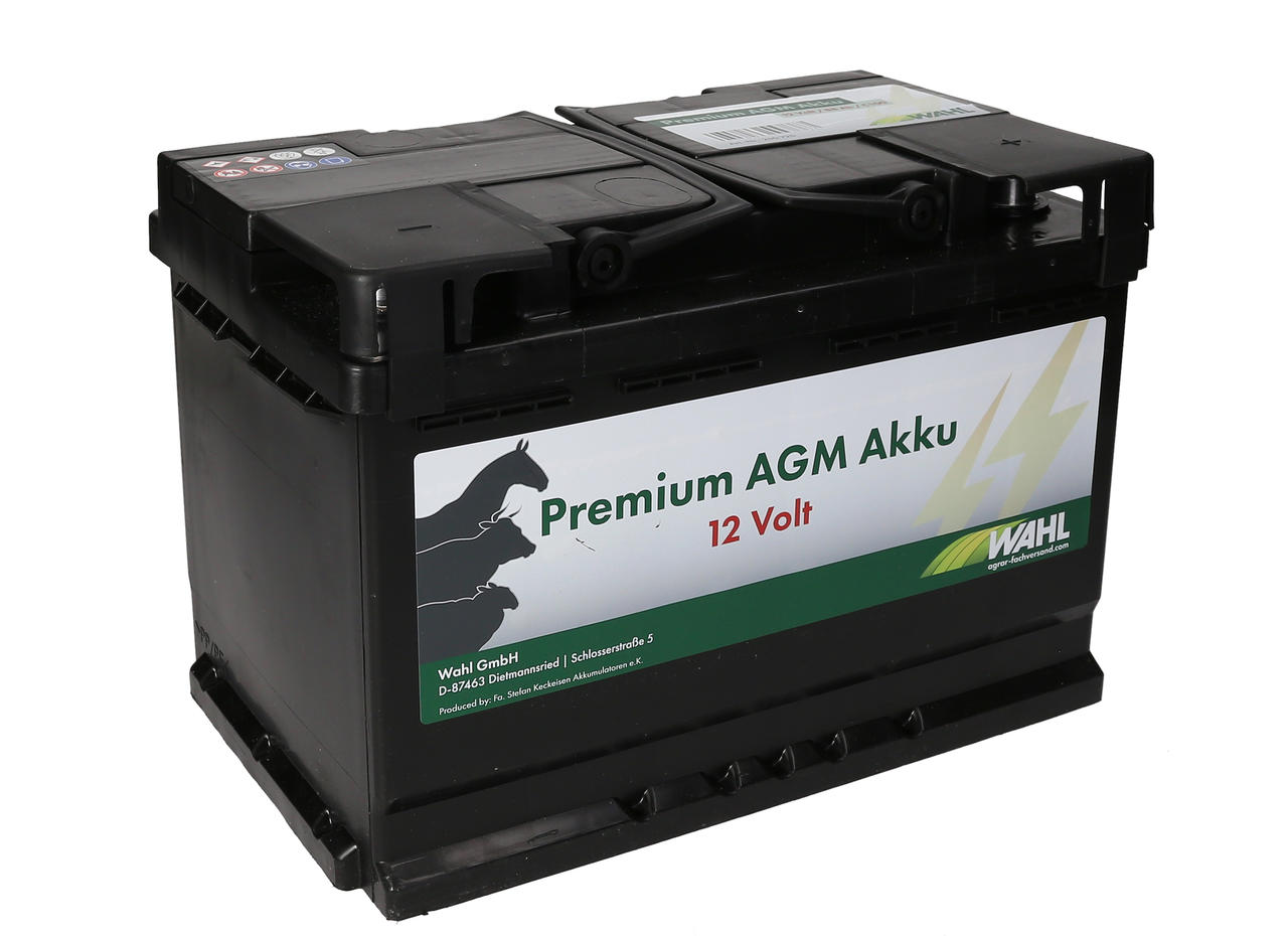 WAHL-FENCE Batteria AGM 12 V – Premium, 88 Ah