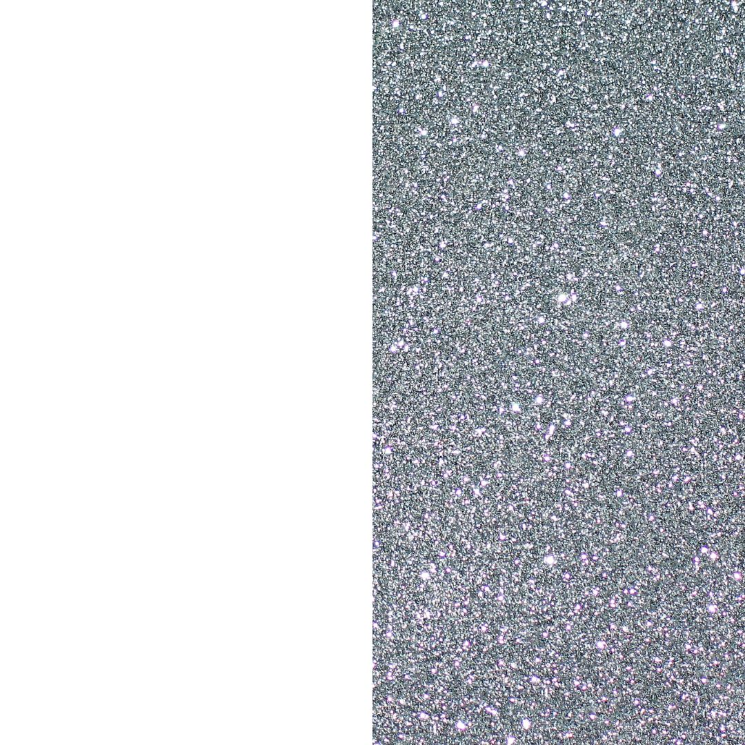 white-silver glitter