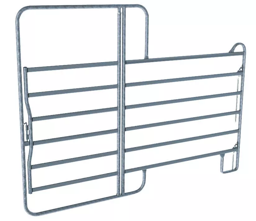 WAHL-FENCE Panel mit Tor 2,4 x 2,2 m Standard