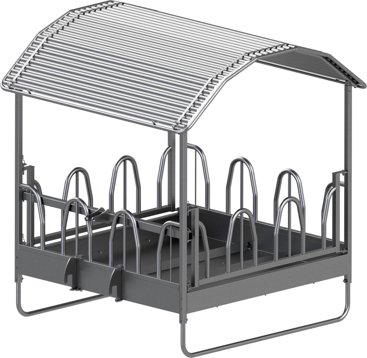 Kerbl Viereckraufe Standard 2,3 x 2,3 x 2,5 m