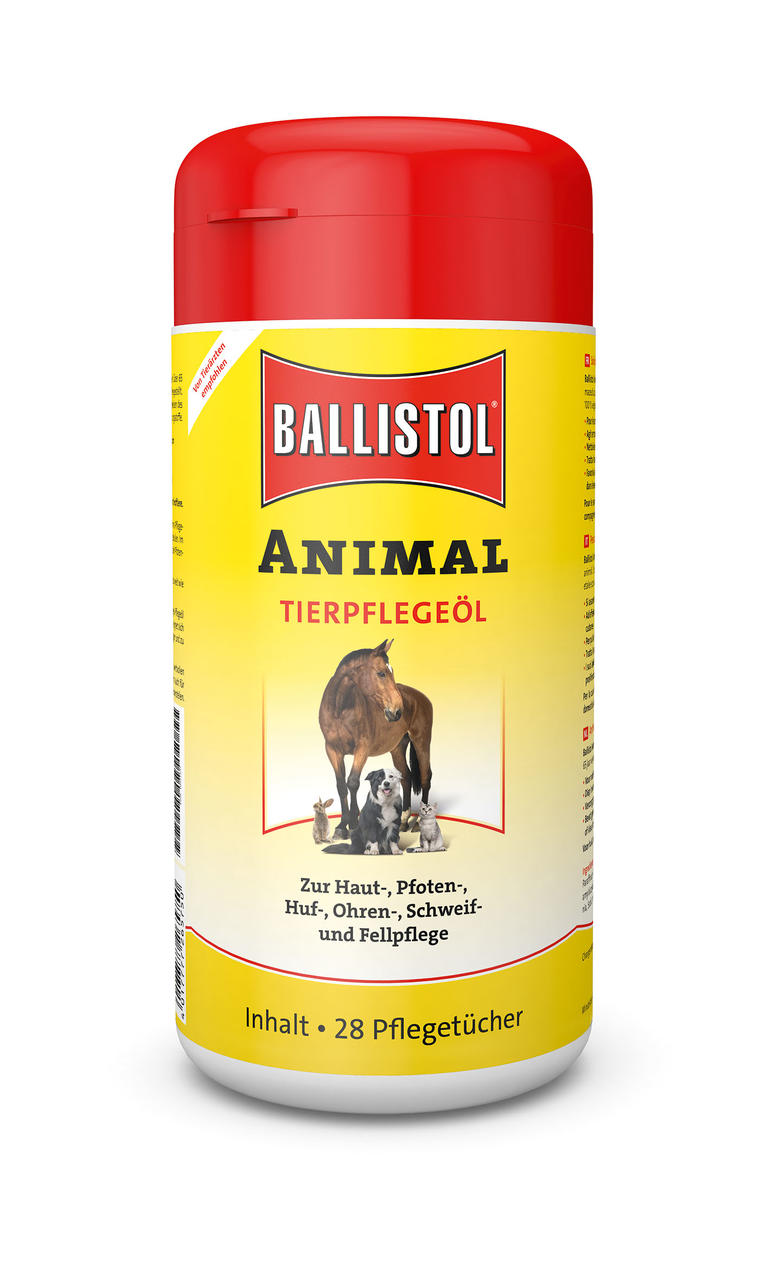 Ballistol Animal Tierpflegeöl Tücher, Spenderbox Ballistol Animal Tierpflegeöl Tücher, Spenderbox