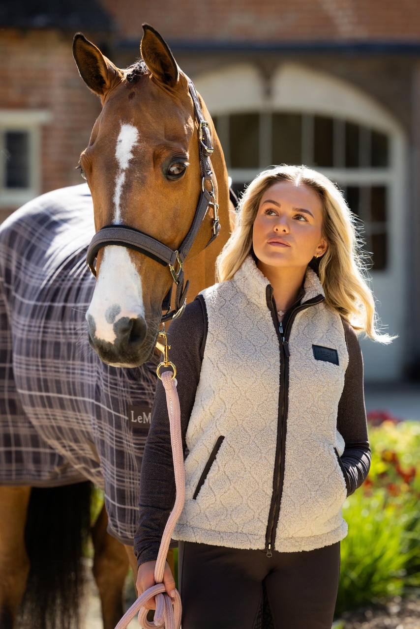 LeMieux Gilet en polaire Teddy Heritage