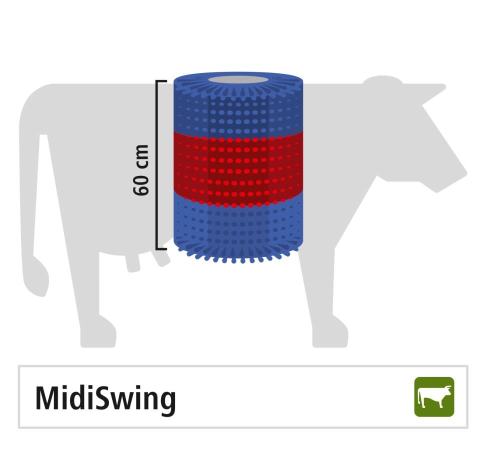 Kerbl Kuhputzmaschine HAPPYCOW MidiSwing