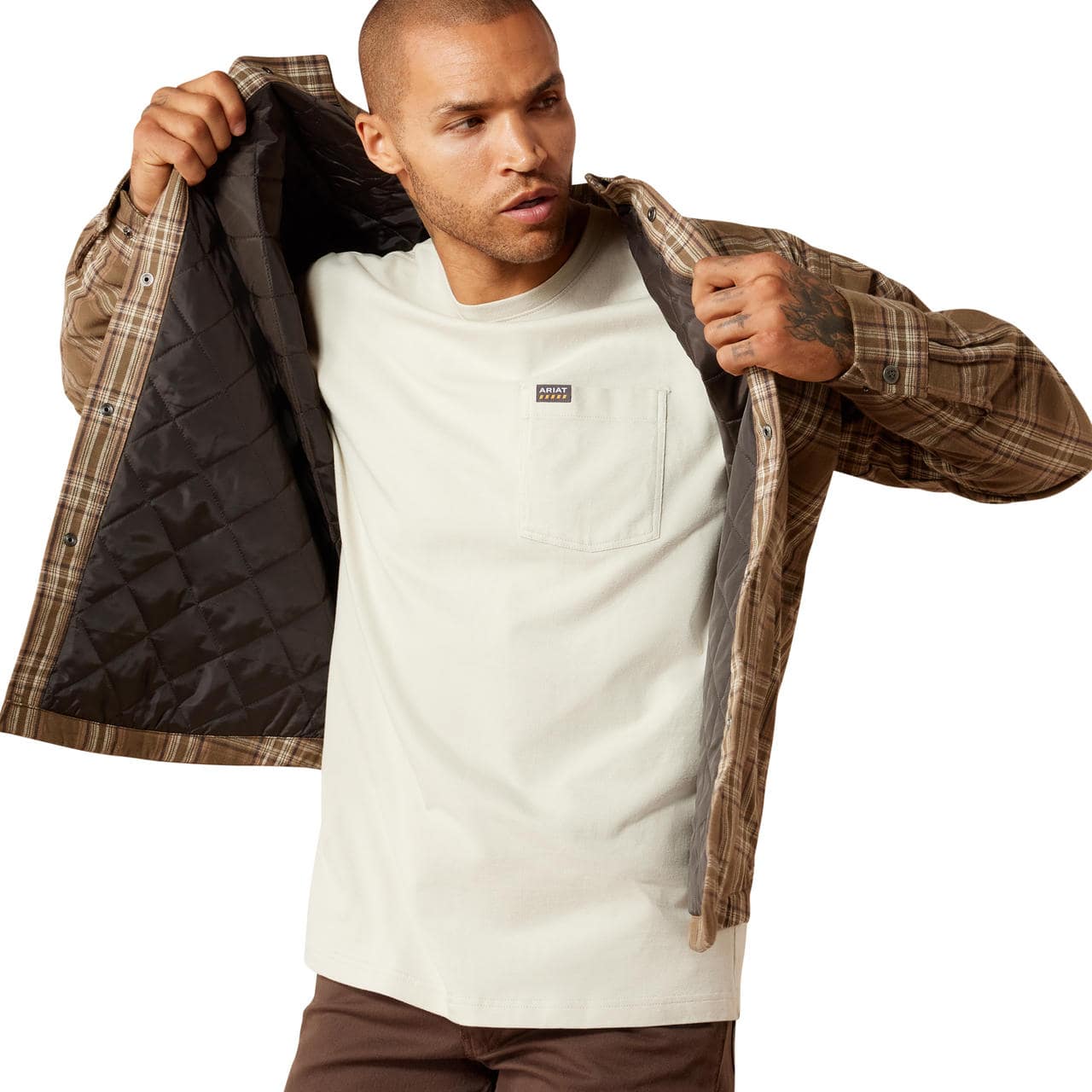 ARIAT Flannel Isulated Shirt, Herren