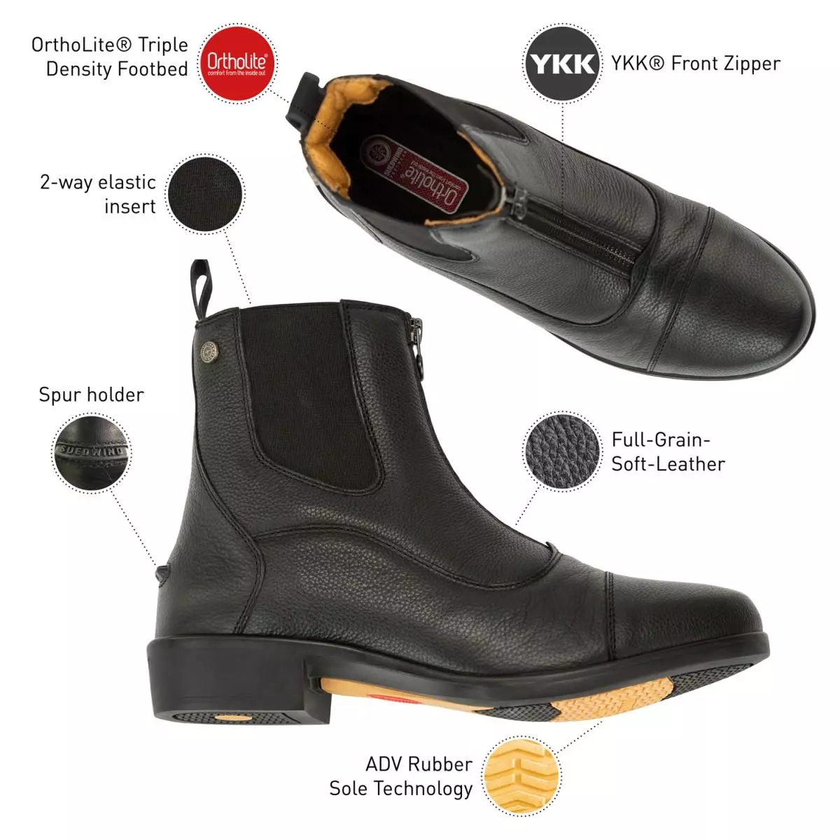 Suedwind Stiefelette Advanced II FZ Soft