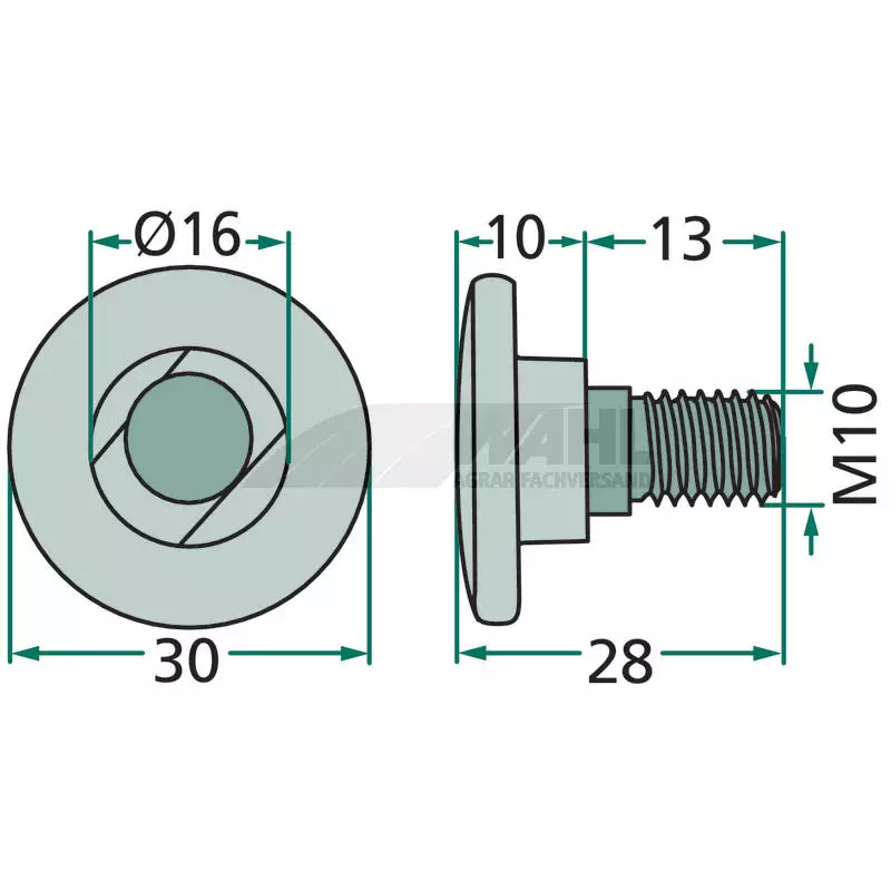Klingenschraube Ref. 56210100, 80201047