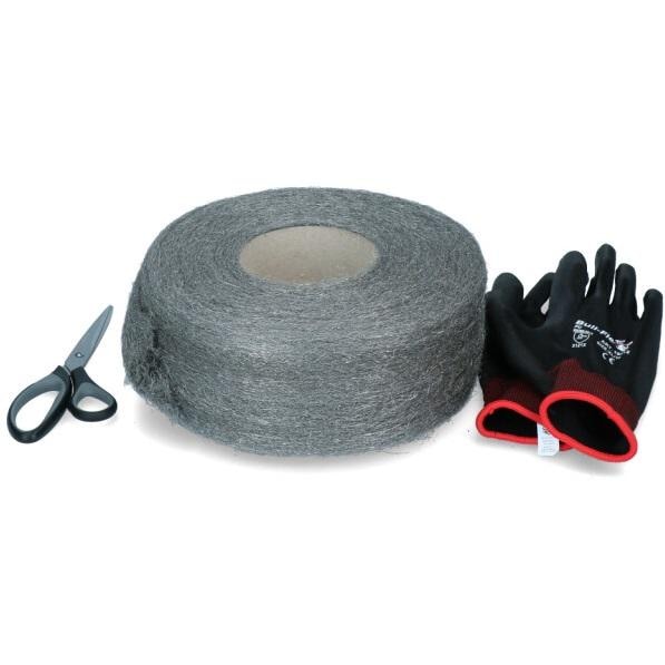 Hofman Animal Care Kit lana d'acciaio inox Mouse & Rat Stop